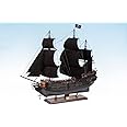 Seacraft Gallery Pirates of The Caribbean Handcrafted Model Ships 29.5" - Fully Assembled Wooden Toy Pirate Ship Toy Model - Black Pearl Model Boat Decor - Model Pirate Ship Boat - Ship Decor Display