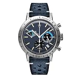 Undone Herren Uhr Chronograph Quarz Hybrid Mechanische Edelstahl Leder Regatta