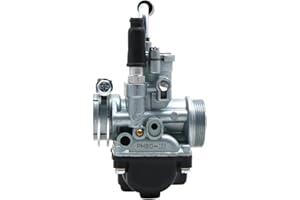 AVNVNCNO Carburatore Per Dellorto PHBG 17.5mm 19.5mm 21mm AS/AD 50cc-80cc Moto Carburatore Carb Per Zuma Per Puch Scooter Ciclomotore Carburatori Moto(17.5mm AD)