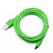Produktbild Universal Kabel, HARRYSTORE Hanf Seil Micro USB Ladegerät Sync Daten Kabel Kabel für Handy (3M, Grün)