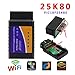 Price comparison product image DLSEAUTO ELM327 Wifi PIC18F25K80 Scanner iCar elm 327 V1.5 OBD2 For IOS Android PC For iPhone Car Code Reader Scan Tool elm 327 Adapter