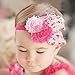 Beautiful Baby Girl Headband Cute Feather Apparel Accessory Pink (1~4Y)