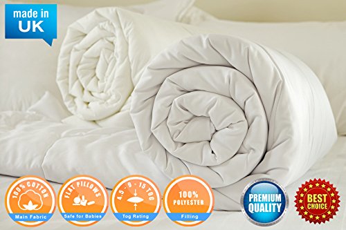 New Duvet Quilt and Pillow Nursery Baby Toddler Junior Cotton Cot Crib Bed 2016 (135cm x 100cm 7 Tog)