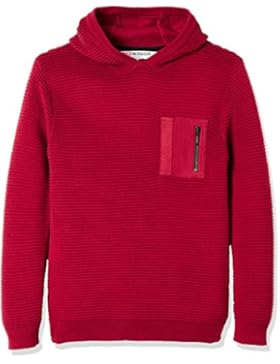 RED WAGON Jungen Kapuzenpullover mit Rippstruktur
