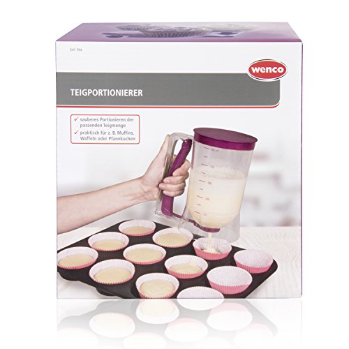 Wenco 541794 Teigportionierer, Kunststoff, transparent / lila, 18 x 11.5 x 17 cm - 7