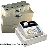 Suministrado con IVA Factura eposbits® marca 40 recepción rollos - 2 cajas para Olivetti ECR 7100 Caja registradora ecr7100