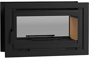 Insertable Leña 100 cm a 2 caras IT-102 - FM CALEFACCION - Turbinas - Interior Vermiculita - Doble combustión..