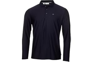 Calvin Klein Hommes Manches Longues Central Light Polo de Golf
