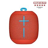 Ultimates Ears Wonderboom enceinte portable Bluetooth, Son étonnamment puissant, Etanche, Connectez deux enceintes pour un son plus puissant, Batterie 10h - Rouge