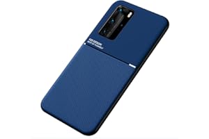 Kepuch Mowen Funda Case Carcasa Placa de Metal Incorporada para Huawei P40 Pro - Azul