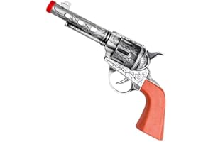 Boland 54338 - Deputy Sheriff Pistol, Size 20 cm, Silver-Brown, Ornaments, Child, Toy, Weapon, Dummy Costume, Carnival, Theme Party