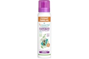 Puressentiel - Anti Poux - Spray Répulsif Poux - Eloigne les poux et prévient l'infestation - Actif 100 pourcent d'origine naturelle - Format Familial - 200 ml