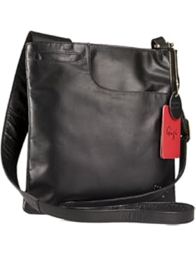 Umhängetasche Leder von Gigi - GRÖßE: B: 24 cm, H: 25 cm, T: 1 cm