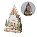 Produktbild Holz leuchtende Weihnachtsbaum Beleuchtung Dekoration Weihnachtsmann Elch Ornament Weihnachten Dekoration Weihnachten Tisch Fenster Dekoration Dekoration Weihnachtsgeschenk