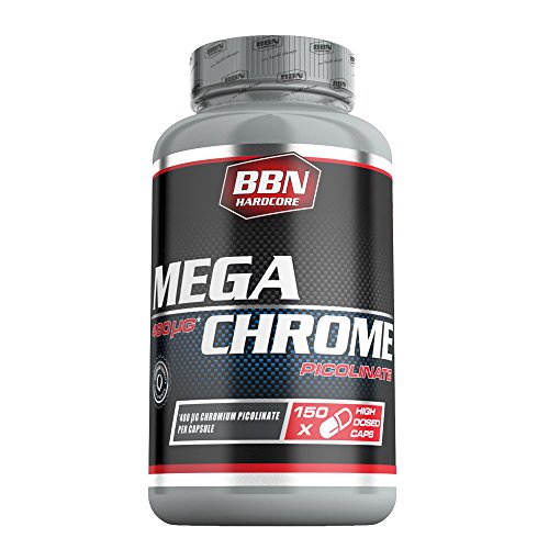 Preisvergleich Produktbild BBN Hardcore Mega Chrome Picolinate Kapseln Chrom, 1er Pack (1 x 56 g)