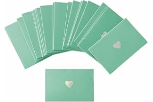 CZAKOMIX 40 PCS Buste Di Carta Mini Piccole Vintage,Busta in Carta Perlescente,Partecipazioni Matrimonio Fai Da Te,Regalo Mini Buste,Ringraziamento,Matrimonio,Festa Di Compleanno(Azzurro Perlescente)