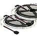 Produktbild EPBOWPT LED Strip Licht Streifen 5M Band Leiste mit 300 leds smd 3528 10M (2x 5M) RGB Farbwechsel LED Strip 300LEDs Nicht-Wasserdicht Flexible LED Lichtband 60Leds/M DC12V (Nur 2pcs LED Strifen)
