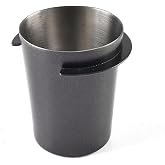 Espresso Makinesi Portafilter Kolları İ&ccedil;in 51 mm ve 53 mm'ye Uygun Paslanmaz &Ccedil;elikten Yapılmış Kahve Dozaj Bardağı Tutarlı Bi