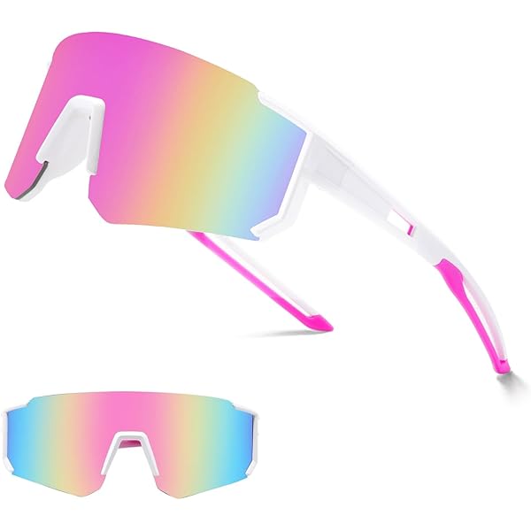 Lunette Velo QUESHARK Lunettes De Cyclisme Polarisées Pour Homme Femmes Lunettes De Velo Velo Lunettes De Soleil 3 Lentilles Miroir Uv400 Lunettes Vtt Lunettes Vélo Route Solaire