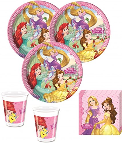 36 Teile Disney's Princess Dreaming Party Set für 8 Kinder