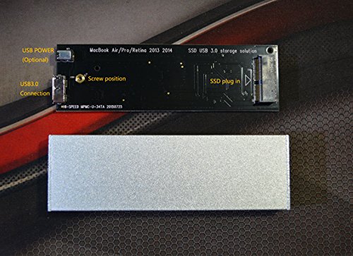Macbook Air Pro Retina 2013 2014 SSD Externe Gehäuse Fall, USB3.0-Schnittstelle, einzigartig! - 3