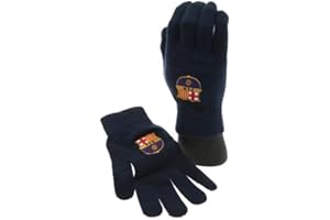 FCB Barcelona FC Logo Core Navy Mens Gloves BFC STK 009