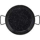 Metaltex - Padella in acciaio smaltato 6 porzioni 34 cm