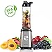 Produktbild BESTEK Mini Standmixer Smoothie Maker für Smoothies und Milchshakes Mix & Go 350 Watt Elektrisch Mixer 23000 U/min 3 in1 Multifunktionsmixer Blender 600 ml Tritan-Trinkflaschen 4-Fach Edelstahlmesser BPA-frei