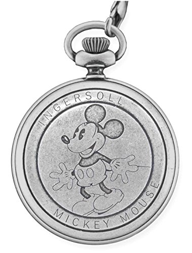 Ingersoll Disney by Herren-Taschenuhr Analog Edelstahl Silber 25834