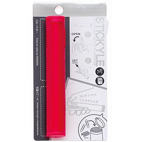 SUN-STARPen Type Stapler Stickyle, Shocking Pink (S4763246)