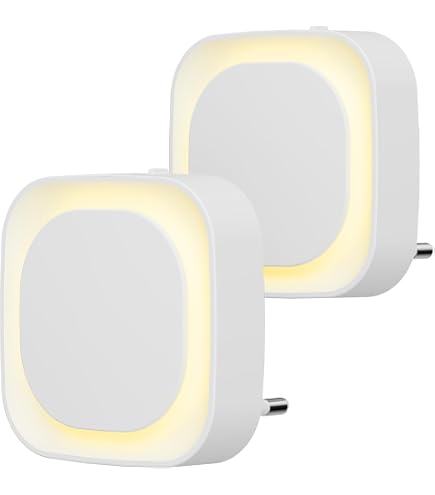 Veilleuse Prise Electrique 3 Modes-2 Couleurs, Veilleuse Enfant Avec