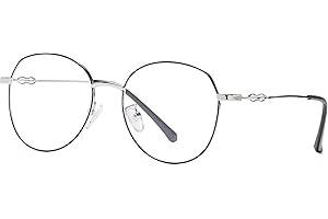 Flydo Damen Blaulichtfilter Brille Blue Light Blocking Glasses Fensterglas für Computer Fernseher Arbeit Gaming Blaufilter Bildschirmbrille von PC, TV und Handy