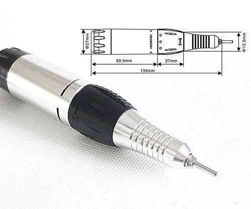 JSDA Professioneller Studio Nagelfräser JD 400 Maniküre/Pediküre/Hornhautentferner Privater Gebrauch Komplett-Set Elektrisch Mit 4 Bits 30000 U/Min - 4
