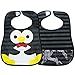 Waterproof Baby Burp Cloths Infant Dribbler Nest Solutions Bibs(Penguin)