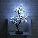 Produktbild Lichterkette FeiliandaJJ 48LED Deko Lichterkette innen,wasserdichter Pflaumenblüte Topfpflanze Baum Licht Lichterkette für Zimmer, Kinderzimmer,Balkon,Weihnachten,Halloween,Hochzeit 3*Batterie (Weiß)