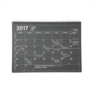 MARK'S 2017 Tischkalender S // Black MARK'S 2017 Tischkalender S // Black