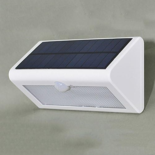 Solar Lights Motion Sensor Security Lights Solar Powered Lights Outdoor Lights for Garden, Fence, Patio, Yard, Walkway, Driveway, Outside Wall, Waterproof ,3 Intelligient Modes, 38 LED,4400mAh ( Color : White )
