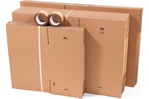 Carton Market Brun Kit de déménagement Pratique en Carton