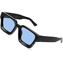 SHEEN KELLY Lunettes De Soleil Rétro Rectangulaires Ultra-minces Sans Monture Pour Hommes Et Femmes, Protection UV400, Style De Luxe Chic Et élégant
