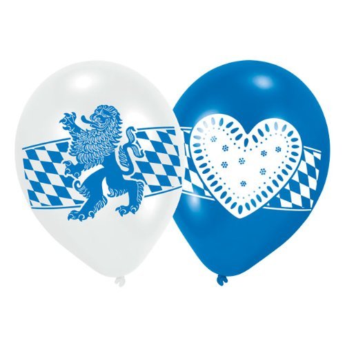 Amscan – 450288 – 6 Luftballons Latex Oktoberfest, – 70 cm/8 "