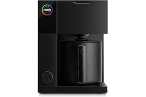 FELLOW Macchina da caffè di precisione Aiden - Thermos per 10 tazze, ausilio per la preparazione integrato, programmazione, serbatoio dell'acqua rimovibile, nero opaco