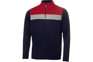 Calvin Klein Hombres River 1/4 suéter de Golf con Cremallera con Cremallera