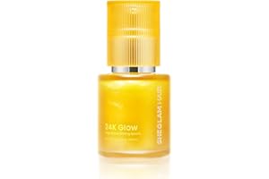 SHEGLAM 24K Glow Hair Oil Serum, 10-in-1 Treatment for Frizz Control, Shine & Heat Protection with Almond & Macadamia Oil, for All Hair Types, 50ml