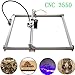 Produktbild Mcwdoit 3000mw Carving Machine DIY Kit, 3550 Desktop USB Laser Engraver Carver, Gravurbereich 350mm * 500mm Genauigkeit Einstellbar Laser Power Drucker Carving & Cutting Mit Schutzbrille