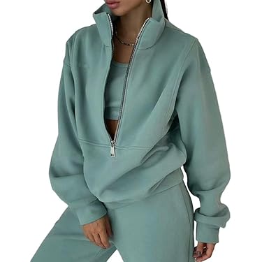 Joligiao Trainingspak voor dames, elegant, sportief, 2-delig Joligiao Trainingspak voor dames, elegant, sportief, 2-delig