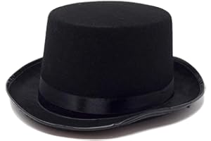 R&F srls Cappellino Cappello Cilindro Nero 12 cm Festa Party Carnevale