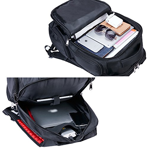 Rucksack gro  e Kapazit  t 40L Wasserdichter Reiserucksack Damen Herren Daypack mit 18 zoll Laptopfach f  r Reisen  Outdoor Sport  Camping und Campus