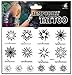 SONGQEE(TM) 5 Sheets Fashion Body Art Stickers Removable Waterproof Temporary Tattoo - Patten Type: Wings, Letters, Cats, Totem, Cardiogram Hot