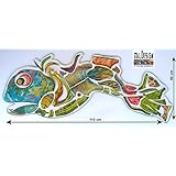 FISH SCULPTURE WALL IN MODERN ART UNTERZEICHNET IN Keramik und Polykarbonatharz. by ITALDESIGNFOGLIARO