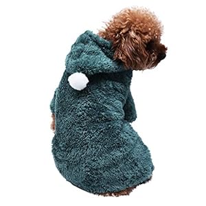 Sylar Abrigos para Mascotas, Sudaderas con Capucha para Perros Ropa para Mascotas Abrigo Grueso Invierno Acolchado Caliente